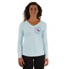 Vapor Women's Solar Long Sleeve V-Neck Thumbnail